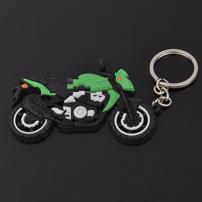 Breloc kawasaki silicon motocicleta ambalaj cadou foto