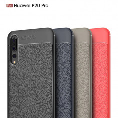 Husa / Bumper Antisoc model PIELE pentru Huawei P20 Pro foto