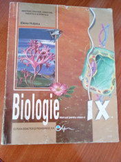 Manual biologie clasa IX foto