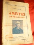 Radu Rosetti -Amintiri din prima tinerete - Prima Ed. 1927 Cultura Romaneasca