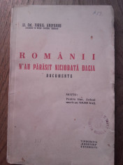 ROMANII N-AU PARASIT NICIODATA DACIA ,ARDEALUL - LT.COL.VIRGIL ARIFEANU,CCA 1935 foto