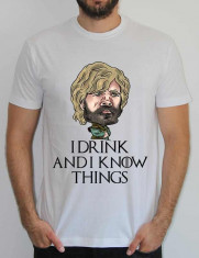 Tricou Game Of Thrones, The Imp, tricouri caricaturi, personalizabile, I Drink foto