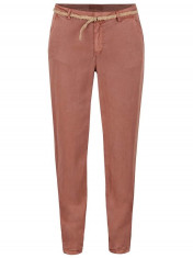 Pantaloni straight caramizii cu curea VERO MODA Zoe foto