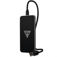 Incarcator Wireless Guess GUWCP850TLBK 1000mAh Negru foto