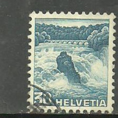 ELVETIA 1936 - CASCADA, timbru stampilat B10