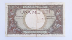 1000 lei 1936 bancnota veche Romania Carol al 2-lea, romaneasca mai rara foto