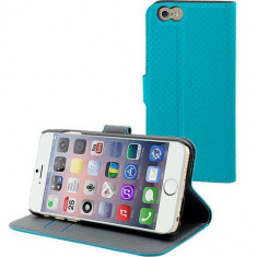 Husa Flip Cover Muvit 96953 Wallet albastra pentru Apple iPhone 6 Plus foto