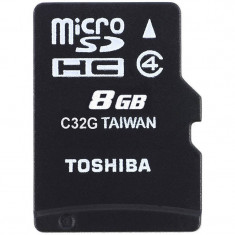 Card Toshiba microSDHC 8GB M102 Clasa 4 cu adaptor SD foto