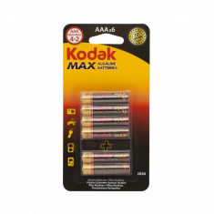 Set 6 baterii AAA Kodak Max Alkaline Brico DecoHome foto