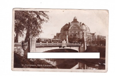 CP Timisoara - Baile centrale, 1932, circulata foto