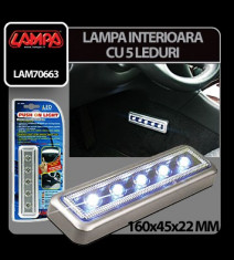 Lampa iluminat interior cu 5 LED-uri - LIIL825 foto