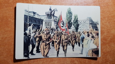 carte postala al 3-lea reich-svastica necirculata foto