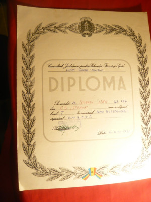 Diploma CNEFS -Lupte Greco-Romane - Cupa 30 Decembrie foto