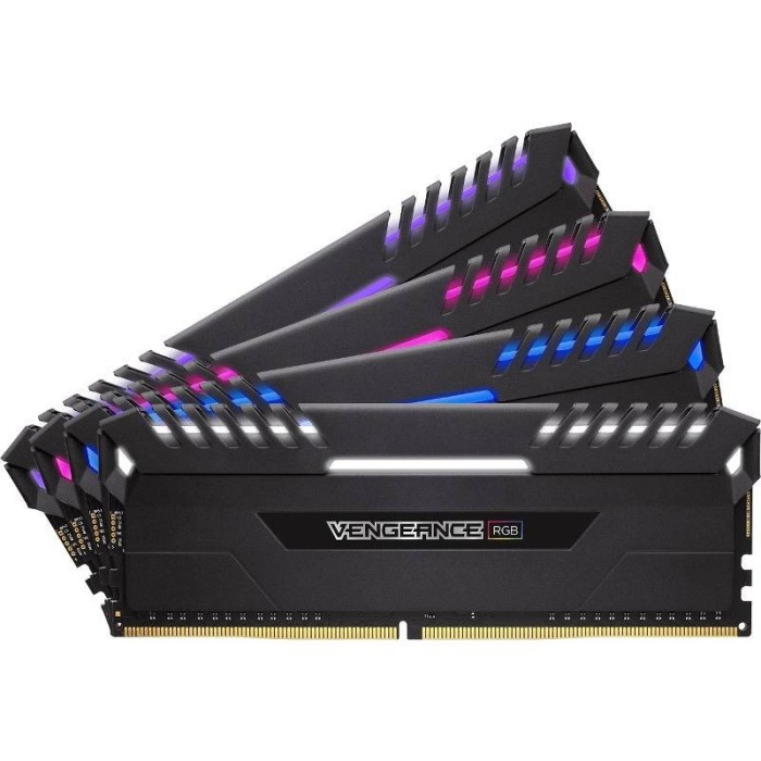 Memorie Corsair Vengeance RGB LED 64GB DDR4 3733MHz CL17 Quad Channel Kit foto mare Memorie Corsair Vengeance RGB LED 64GB DDR4 3733MHz CL17 Quad Channel Kit foto mare