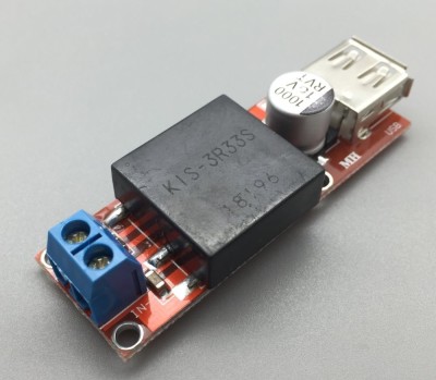 DC-DC converter step down, IN: 7-24V, OUT: 5V (3A) USB (DC.483) foto