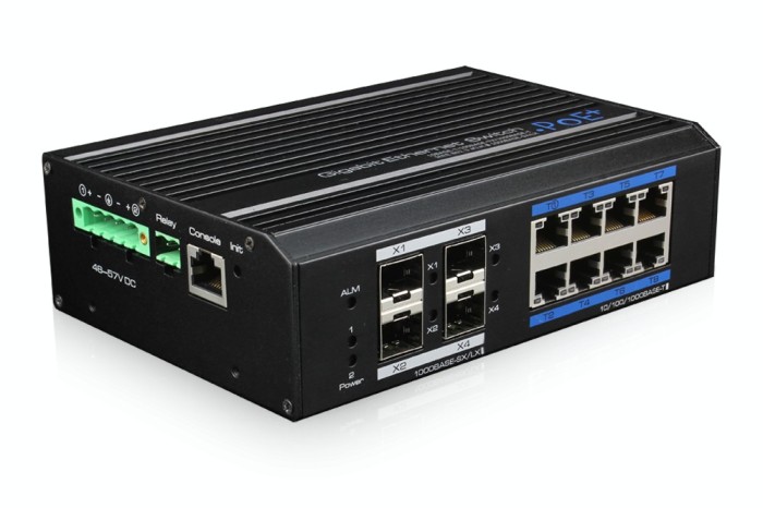 Switch ethernet RING gigabit POE++ industrial, 8+4 porturi. Produs Nou foto mare Switch ethernet RING gigabit POE++ industrial, 8+4 porturi. Produs Nou foto mare