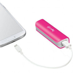 Acumulator extern Celly PB2600PK 2600 mAh pink foto