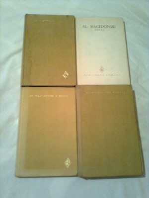 AL. MACEDONSKI ~ OPERE 5 volume ( vol.1 + vol.3 + vol.4 + vol.6 + vol.7 ) foto