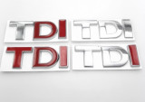 Accesoriu auto TDI metal sticker VW autoadeziv, Volkswagen
