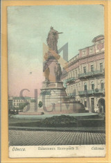 CARTE POSTALA &amp;quot;ODESSA&amp;quot; (Odesa), 1909, Color, Circulata! foto