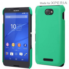 Husa Protectie Spate Muvit SEBKC0036 MFX Rubber verde pentru Sony Xperia E4 foto