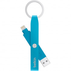 Cablu de date Belkin BEL-F8J172BT MFI Mixit Tip Breloc Lightning Blue foto