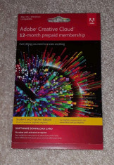 Adobe CC creative cloud platit in avans pe 12 luni (include Photoshop) foto