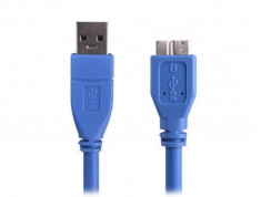 Cablu de date Avantree FDKB-USB30B-BLU pentru Note 3 foto