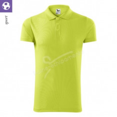 TRICOU POLO Lime UNISEX PENTRU ACTIVITATI SPORTIVE, VICTORY foto