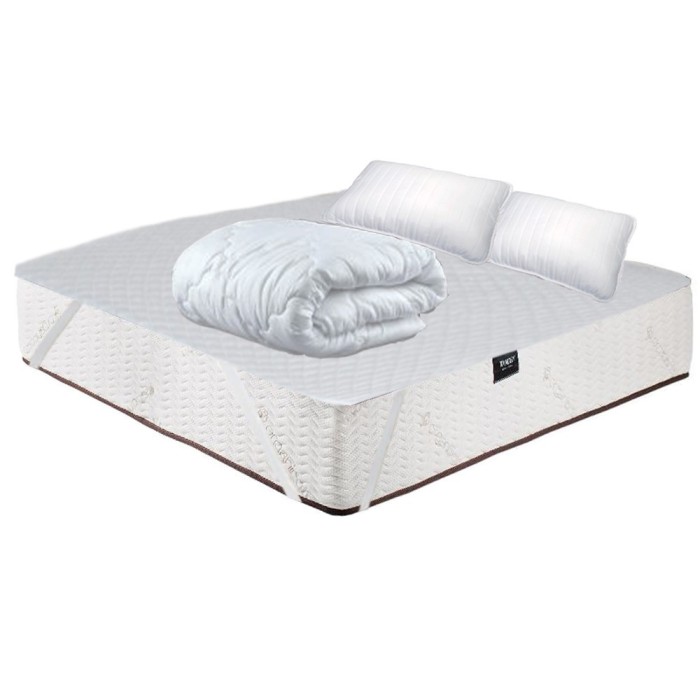 Set Saltea Smarald Royal 160x200x26 plus 2 perne plus Husa hipoalergenica plus Pilota iarna microfibra 180x200 foto mare Set Saltea Smarald Royal 160x200x26 plus 2 perne plus Husa hipoalergenica plus Pilota iarna microfibra 180x200 foto mare