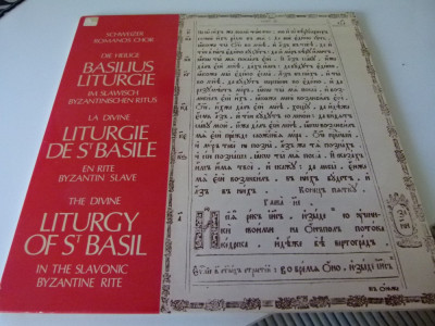 La divine Liturgie de St. Basile - 2 vinyl foto