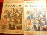 Fara Familie, Hector Malot, 2 Vol., Ed. Cultura Romaneasca (Interbelica), George B.Rares, Coperta Reparata