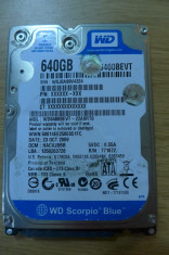 Hdd 2,5&amp;quot; Hard Laptop Defect recuperare date Health Scazut Electronica WD6400BEVT foto