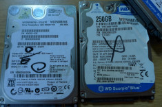 Hdd 2,5&amp;quot; Hard Laptop Defect recuperare date Health Scazut Electronica WD2500BEVS foto