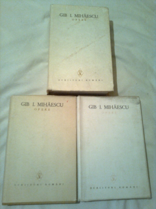 GIB. I. MIHAESCU ~ OPERE 3 volume ( vol. 2 + vol. 4 + vol.5 )