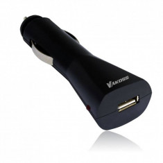 Incarcator auto Vakoss TP-3252UK USB Black foto