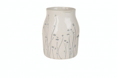 Vaza ceramica Atmosphere White / Dusty Blue, O 13 cm foto