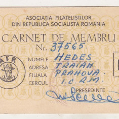 bnk div AFR Prahova - Carnet de membru - 1970-1974