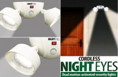 Set becuri LED pivotante cu senzor Night Eyes foto