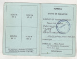 Bnk div Carte de alegator 1992, Romania de la 1950, Documente