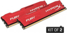 Memorii Kingston HyperX Fury Red Series DDR3&amp;amp;#44; 2x8GB&amp;amp;#44; 1866 MHz foto