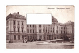CP Cluj - Palatul Justitiei, 1918, animata, circulata, Cluj Napoca, Fotografie