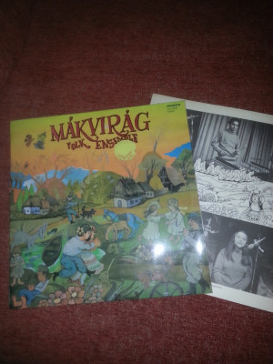 Makvirag Folk Ensemble &amp;ndash;cu insert original-Hungaroton 1979 Hungary vinil vinyl foto