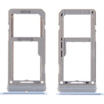 Suport sim si card Samsung Galaxy S8 Plus G955F (single sim) Original Albastru foto mare Suport sim si card Samsung Galaxy S8 Plus G955F (single sim) Original Albastru foto mare