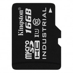 Card Kingston Industrial microSDHC 16GB 45 Mbs Clasa 10 UHS-I U1 foto