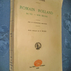 S.Zweig-Roman Rolland 1929 franceza. Stare buna, editie inainte de razboi.