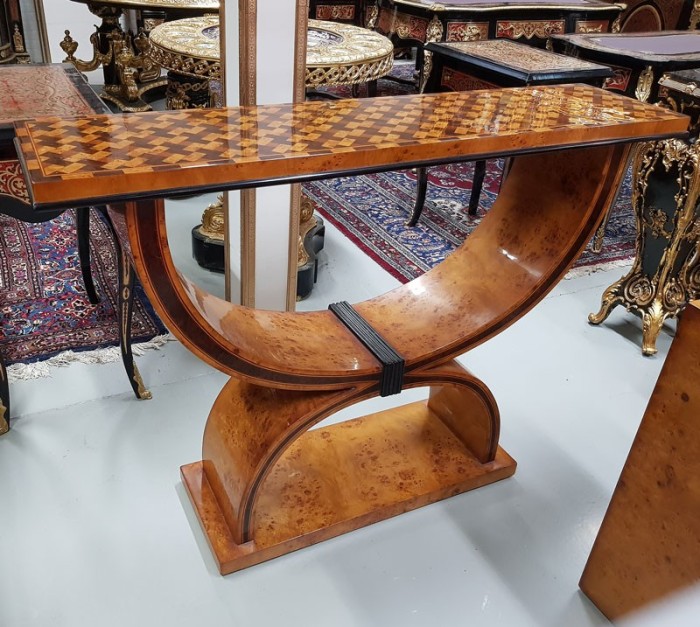 CONSOLA ART DECO DIN LEMN MASIV FURNIRUIT CAT-ART-DECO-CONSOLE foto mare CONSOLA ART DECO DIN LEMN MASIV FURNIRUIT CAT-ART-DECO-CONSOLE foto mare