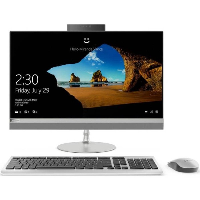 Sistem All in One Lenovo IdeaCentre 520-24IKU 23.8 inch FHD Intel Core i3-6006U 8GB DDR4 1TB HDD 128GB SSD Silver foto mare Sistem All in One Lenovo IdeaCentre 520-24IKU 23.8 inch FHD Intel Core i3-6006U 8GB DDR4 1TB HDD 128GB SSD Silver foto mare
