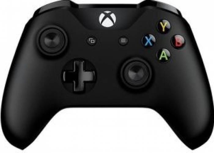 Gamepad Microsoft Xbox ONE S Wireless Controller Black foto mare Gamepad Microsoft Xbox ONE S Wireless Controller Black foto mare