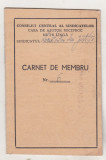 bnk div CCS CAR - carnet de membru 1965